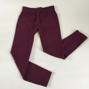 *3 for $9* Burgundy Leggings